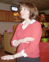 Maura Schneider as Moocy scheming