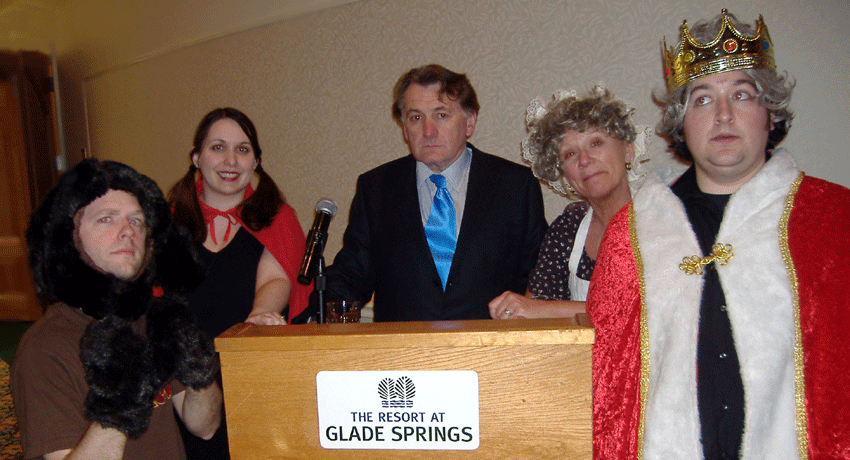 Ryan Sears as Big Bad Wolf Jr., 
Jenn Kellner as Little Red Riding Hood, Michael Ramsay as Odd Sterling,
Arlene Merryman As Grandma and Mario Muscar as Old King Cole.