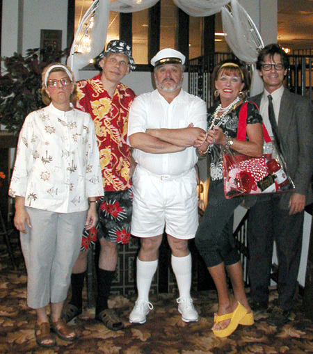 From Left: Cheryl Sassen, Bert Furioli, Gino Angelo, Arlene Merryman, Butch Maxwell