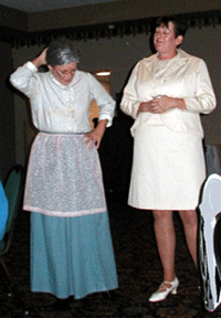 Arlene Merryman as Grammy and Dee McCorkle as Margaret Dripdysdale