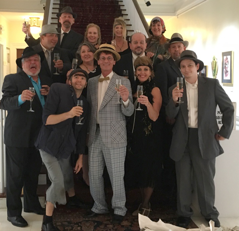 Mystery Theatre Unlimited company group photo from 2016