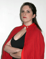 Gretchen Schneider as Red Riding Hood