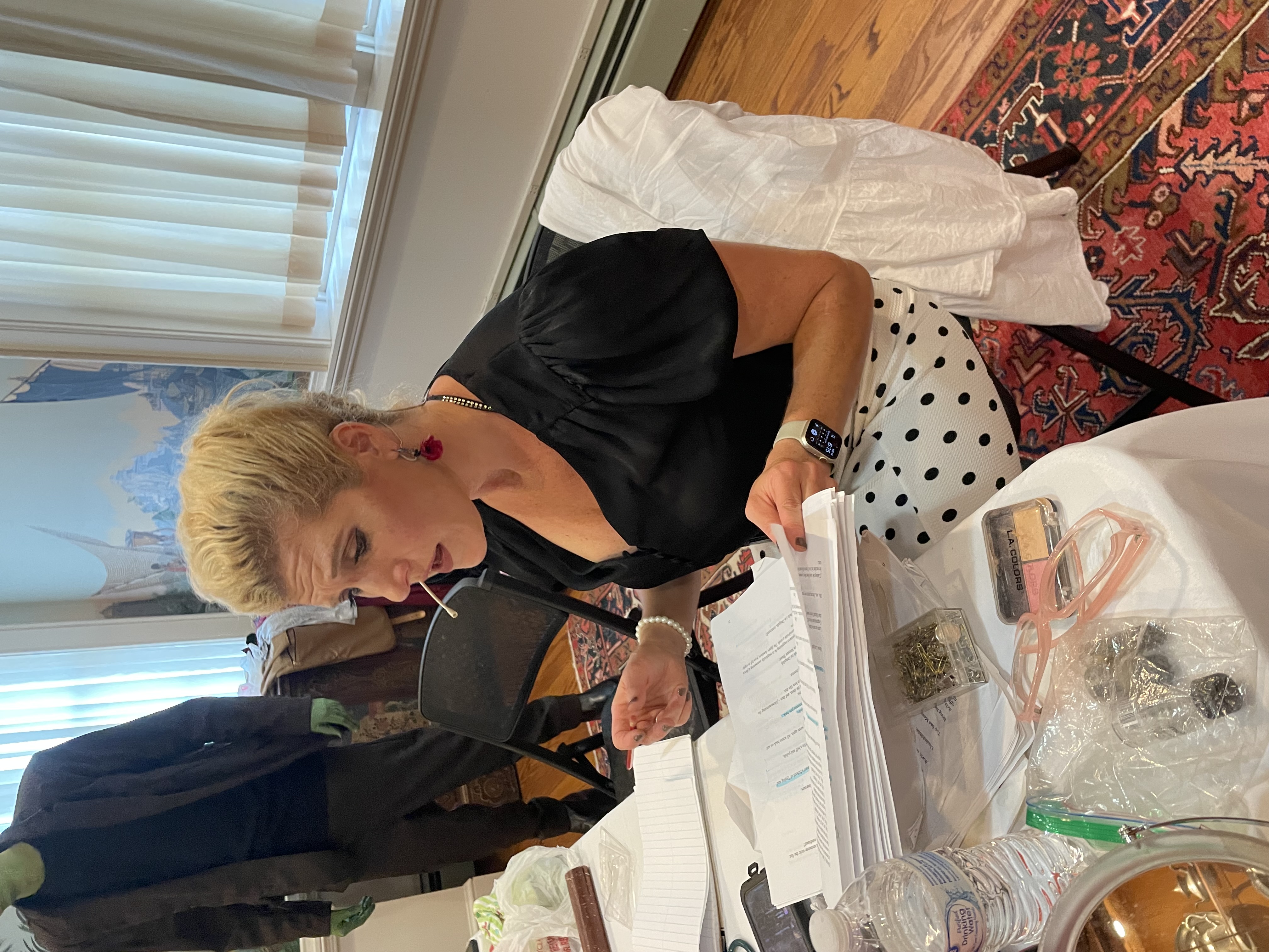 Renee Zelinski backstage