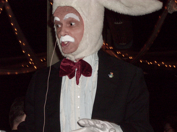 Easter Bunny at River City Ale Works December 18, 2008