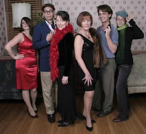 Gretchen Schneider as Francine Genie/Lauren McSugar, Bert Furioli as Carey McDonald/Alfonso Dementia, Valery Staskey Roeder as Katherine DePravia/ Anastasia DuBouis, Arlene Merryman as Lucy Sushan/Erica Payne, Butch Maxwell as Beau Brummer/Stone Stevens, and Ryan Sears as Tyler Thwart.